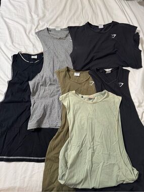Gymshark Tanks Bundle Size Medium